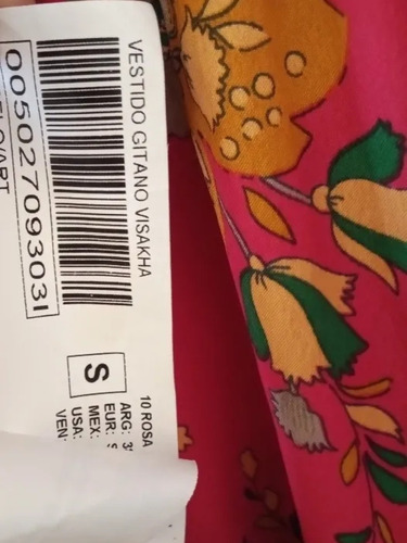 Vestido Largo Rapsodia. Talle S. Nuevo Todas Las Etiquetas.
