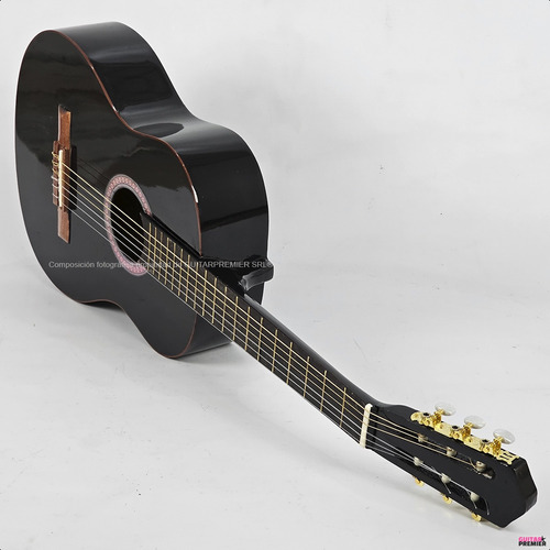 Guitarra Electro Acustica Criolla Funda Pua Colores Color Negro Ll Material Del Diapasón Madera Orientación De La Mano Diestro