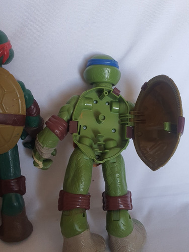 Leonardo Y Rafael 27 Cm. Playmates Tmnt Tortugas Ninja (Usado)