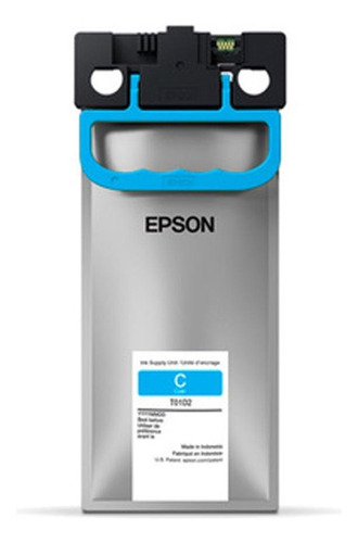 Tinta Cyan Cian Para Epson Workforce Pro C579r 20.000 Copias