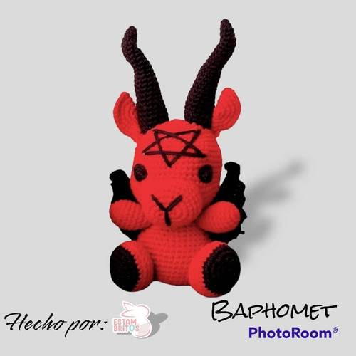 Amigurumi Baphomet Artesanal - Tejido A Mano