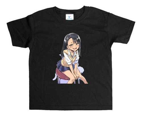 Remera Negra Niños Don't Toy With Me Miss Nagatoro R55