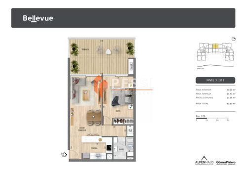 Venta Apartamento 1 Dormitorio En Construcción En Carrasco