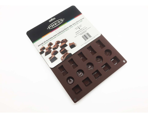 Molde De Silicona Para Chocolates 30 Und Marca Press