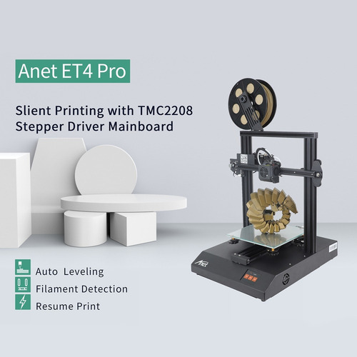 Anet Et4 Pro Upgrade Alta Precisión Impresora 3d Ultra Silen