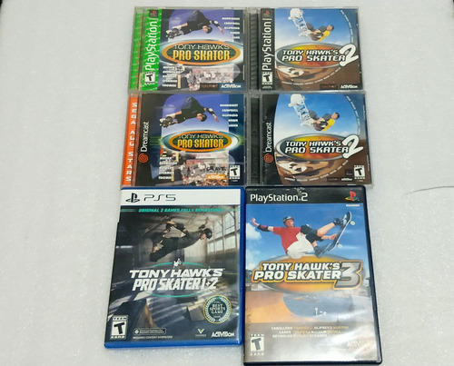 Tony Hawk's Pro Skater Coleccion Playstation Y Dreamcast !