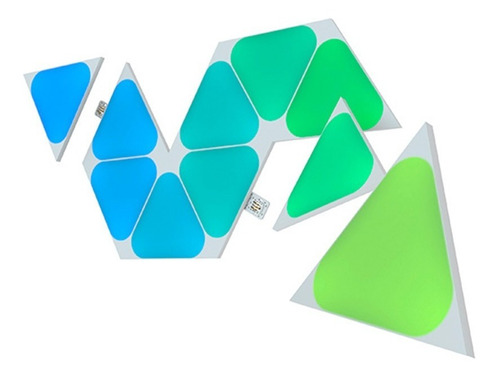 Imagen 2 de 5 de Pack De Expansión Mini Triangular 10 Paneles Nanoleaf
