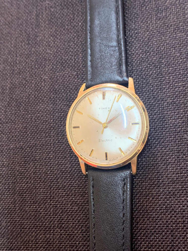 Reloj De Pulso Timex Electric Años 60 Dorado