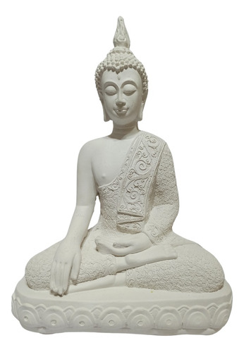 Buda Tibetano En Blanco Para Pintar Figura Decorativa