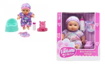 Comprar Muñeca Bebé Fantasy Con Accesorios Rosa