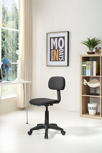 Silla De Tareas Sin Brazos Hodedah Con Altura Ajustable Y Gi