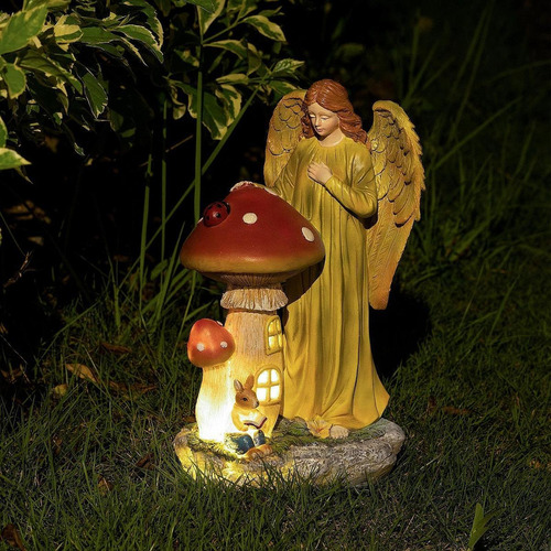 Figuras De Resina De Estatua De Seta De Ángel, Escultura