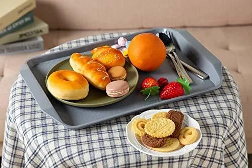 Bandeja De Plástico Para Comida Rápida Aebeky, 16,7 X 11,8 P