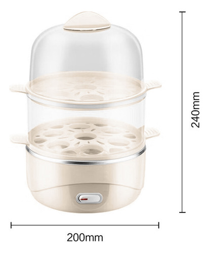 Hervidor Doble De Huevos: Cocina Práctica