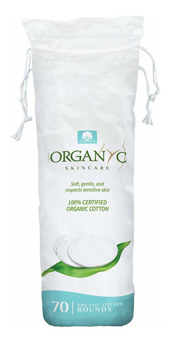 Organyc 100% Algodón Orgánico Rondasalgodón Biodegradable, S