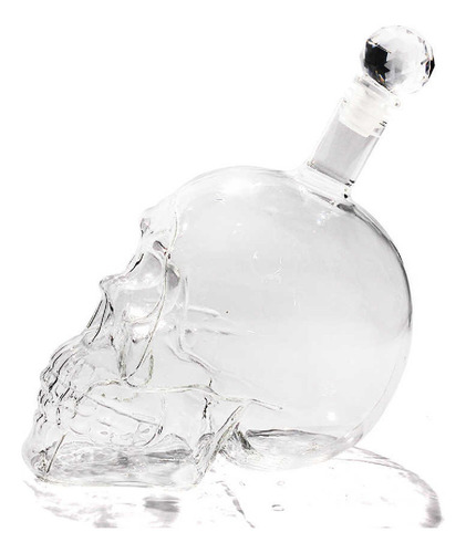 Juego De Licorera De Craneo 1 Litro Y 4 Shots De Calavera