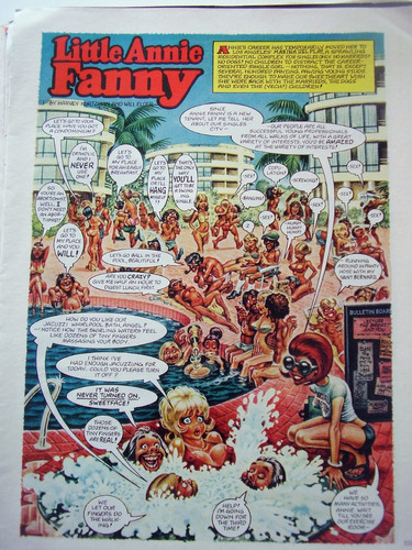 Annie Fanny 5 Comics Playboy Original Mas Extra Set 9