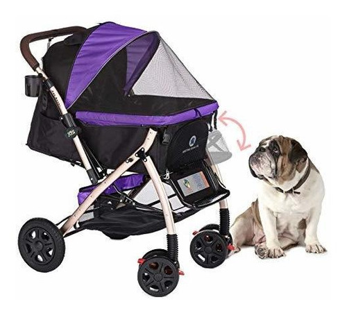 Imagen 9 de 11 de Carriola De Viaje Resistente Hpz-pr America Hpz Pet Rover L