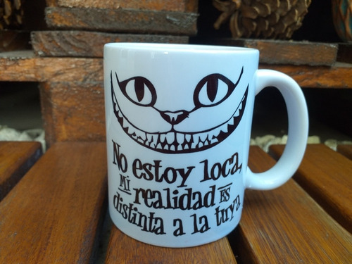 Taza Gato Sonriente Alicia En El Pais De Las Maravillas 