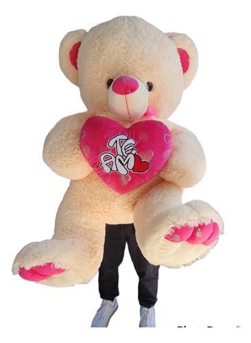 Oso De Peluche  Gigante 1.30 + Caja + Globos + Envió  