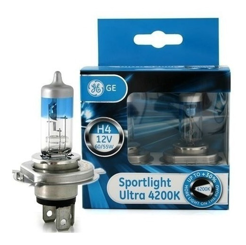 Lampara Auto H4 Sportlight Ultra 4200k General Electric