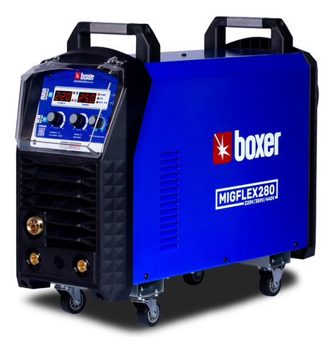 Máquina de solda Boxer Migflex 280 azul 220V/380V/440V