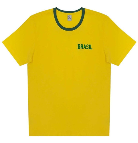 Camiseta Brasil 10 Manga Curta Uz3