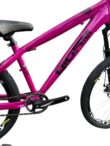 Bicicleta 26 Giosbr 4trix Wheeling 14 Rosa Com Preto