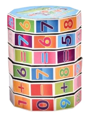 Juego Cubo Números Didáctico Aprender Matemáticas Niños Suma