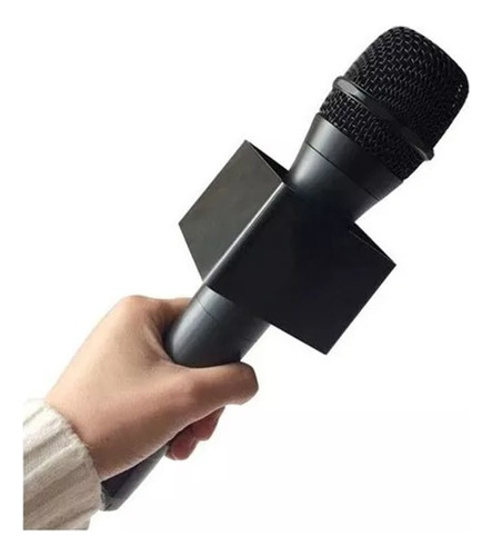 Cubo Microfono, Porta Logo Microfono, Cubo Acrilico
