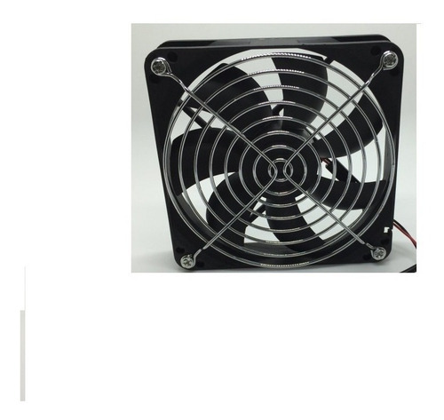 Imagen 1 de 1 de Ventilador 12v 120x120x25 Mm 7 Asp Con Parilla Envió Gratis