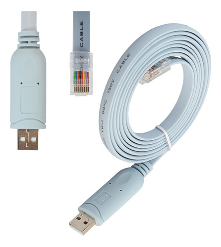 Cable Rj45 Macho A Usb Hembra Consola Cisco Ethernet Cat E5