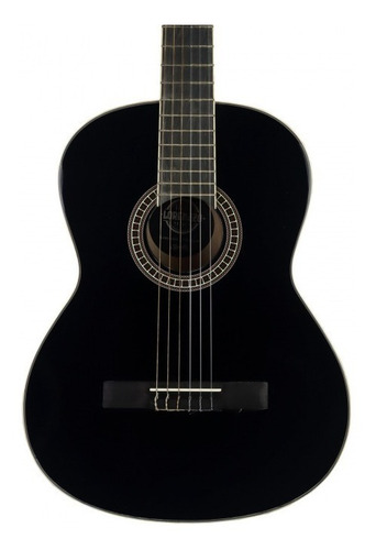 Violão Clássico Acústico Lorenzzo 39 Nylon Preto Orientação Da Mão Destro