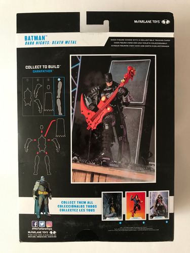 Batman Death Metal Con Guitarra Mcfarlane Dc Multiverse 2021 (Usado)