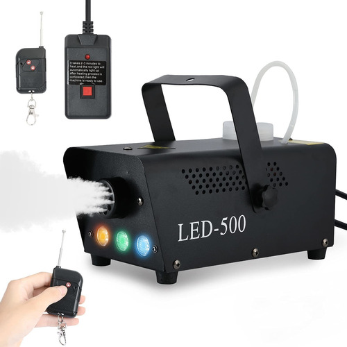 Maquina Niebla Halloween Led 500w Humo Portatil Tr Color