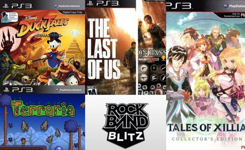 Imagen 1 de 1 de The Last Of Us + Ducktales + Terraria + Juegos Para Ps3