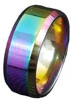 Comprar Anillos Hombre Dorado Aro Acero Caballero Mujer C
