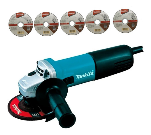 Miniesmeril Makita 840w Disco 4-1/2' Uso Industrial 9557nb