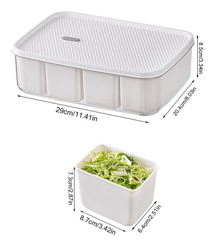 Popular Caja Con Compartimento Para Alimentos Contenedor De