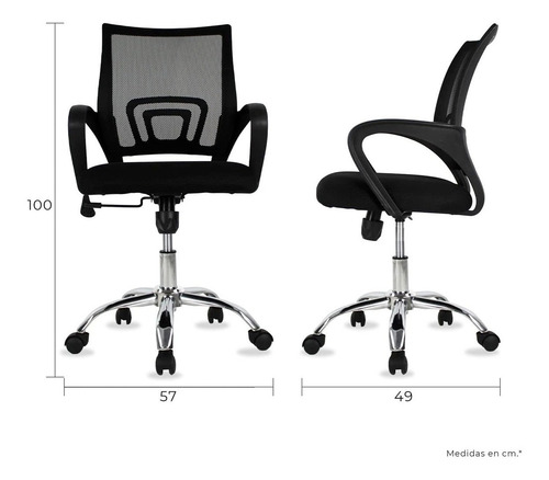 Imagen 7 de 10 de Silla De Oficina Imback Escritorio Ejecutiva Ergonomica