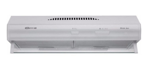 Imagen 1 de 4 de Extractor purificador de cocina Spar Bios Duo ac. inox. de pared 600mm x 150mm x 525mm blanco y acero 220V