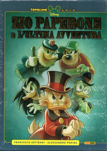 Topolino Gold - Zio Paperone E L'ultima Avventura - Em Italiano - Editora Panini Comics - Formato 21,5 X 29,5 - Capa Dura - 2022 - Bonellihq B23