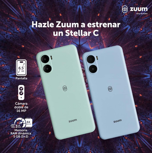 Teléfono Celular Zumm Stellar C Dual Sim 64gb 5gb Ram Android (Usado)