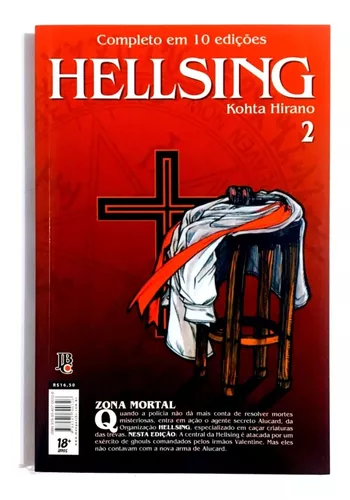 Manga Hellsing Coleção Completa Volumes 1° Ao 10° Jbc