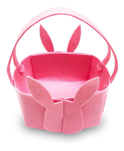 Canasta De Conejo Para Pascua Easter Huevitos En Fieltro