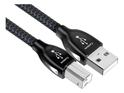 Audioquest Cable Usb 2.0 De Carbono, Tipo A A B, 4.9ft (5.0 