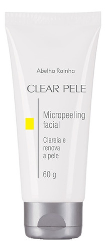 Micropeeling Facial Clareador 60g Abelha Rainha Clear Pele Momento de aplicação Noite Tipo de pele Normal
