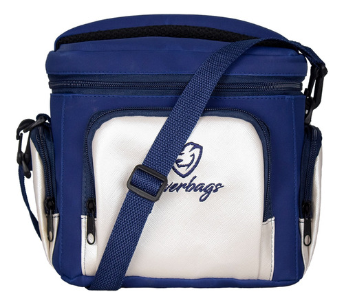 Bolsa Térmica Fitness Azul Multifuncional Estilosa 7 Litros