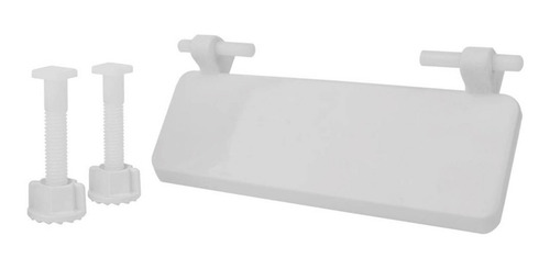 Bisagra Universal Para Asiento Wc Plástico Blanco Afj