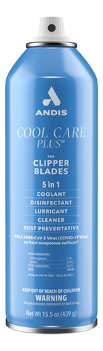 Cool Care Plus Lubricante Enfriador Andis 5 En 1 439g